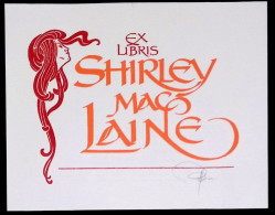 EX LIBRIS HANNU PAALASMAA Per SHIRLEY MAC LAINE L27b-F01 S - Ex-libris