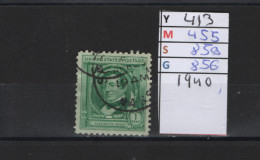 PRIX FIXE Obl 413 YT 455 MIC 859 SCO 956 GIB Washington Irving 1940 Etats Unis 58A/02 - Used Stamps