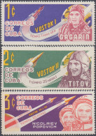 CUBA 1963, SPACE, GAGARIN And TITOV, COMPLETE MNH SERIES With GOOD QUALITY, *** - Unused Stamps