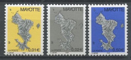 MAYOTTE 2004 N° 150/152 **  Neufs MNH Superbes Série Courante Carte De L'île - Neufs