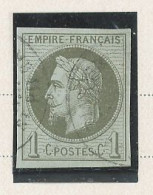 MARTINIQUE -N° 7 COLONIES GÉNÉRALES  - 1 C VERT OLIVE   -Obl .Cà D ST PIERRE - Used Stamps