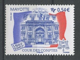 Mayotte 2007 N° 196 ** Neuf MNH Superbe Cour Des Comptes - Neufs