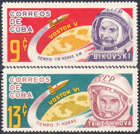 CUBA 1964, SPACE, COMPLETE MNH SERIES With GOOD QUALITY, *** - Unused Stamps