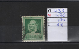 PRIX FIXE Obl 433 YT 470 MIC 874 SCOT 871 GIB  J. J. Audubon 1940 Etats Unis 58A/02 - Used Stamps