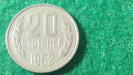 BULGARİSTAN- 1962    20   STOTİNKA - Bulgarien