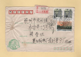 Chine - Hubei - 1992 - Storia Postale