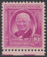 !a! USA Sc# 0960 MNH SINGLE W/ Bottom Margin (a3) - William Allen White - Nuovi