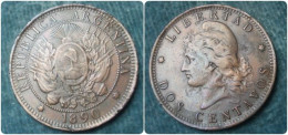 M_p> Argentina 2 Centavos Dos Centavos 1890 Ottimi Rilievi - Argentine