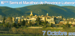 CPM - VAUCLUSE - LOURMARIN - 16EME SEMI ET MARATHON DE PROVENCE LUBERON 2012 - Lourmarin