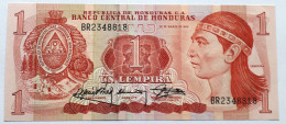 HONDURAS - 1 LEMPIRA - P 68 C (1989) - UNCIRC - BANKNOTES - PAPER MONEY - CARTAMONETA - - Honduras