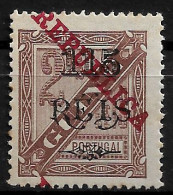 PORTUGUESE GUINEA 1915 Issues Of 1902 Overprinted REPUBLICA Md#163 PERF:13½ MH RARE (NP#70-P06-L3) - Portugees Guinea