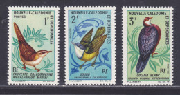 NOUVELLE CALEDONIE N°  345 à 347 ** MNH Neufs Sans Charnière, TB (D6498) Oiseaux - 1967-68 - Neufs