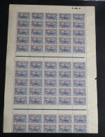 WALLIS ET FUTUNA - 1924-27 - N°YT. 35 - 1f25 Sur 1f Bleu - Bloc De 60 Bord De Feuille - Neuf Luxe ** / MNH - Nuovi