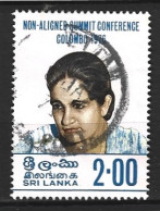 SRI LANKA. N°479 Oblitéré De 1976. Conférence Des Pays Non-alignés. - Sri Lanka (Ceylan) (1948-...)