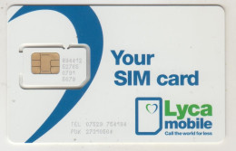 UK - Your SIM Card , LycaMobile GSM Card ,mint - Other & Unclassified