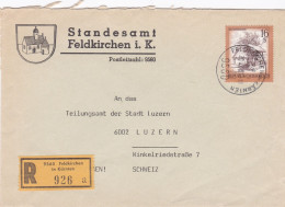 From Austria To Swiss - 1981 - Feldkirchen In Kärnten - Covers & Documents