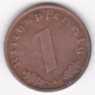 1 Reichspfennig 1938 A BERLIN. Bronze - 1 Reichspfennig