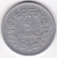 5 Francs Lavrillier 1952 . Aluminium - 5 Francs