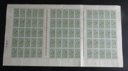 SPM - 1922-28 - N°YT. 108 - Pêcheur 10c Vert - Feuille Complète - Neuf Luxe ** / MNH - Unused Stamps