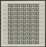 SERVICE N° 22 20 Ct Cote 25 € Feuille De 50 Ex. Neufs ** MNH  Coin Daté 11/1/61 TB Voir Suite - Full Sheets