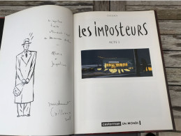 Les Imposteurs 1 EO DEDICACE BE Casterman 03/2003 Cailleaux (BI3) - Dedicados