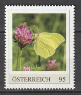 Österreich Personalisierte BM Heimische Tierwelt Schmetterling Zitronenfalter ** Postfrisch - Francobolli Personalizzati