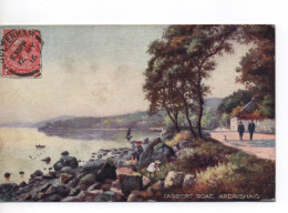 TUCKS OILETTE POSTCARD - TARBERT ROAD - ARDRISHAIG - ARGYLL - 1916 - POSTED FROM FRANCE - Argyllshire