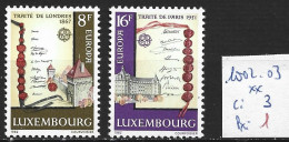 LUXEMBOURG 1002-03 ** Côte 3 € - 1982