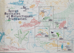 French Antarctic Territories 2020, 65 Years French Southern And Antarctic Lands, MNH S/S - Nuevos