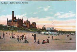 THE BEACH AND BATHING STATION - ABERDEEN - ABERDEENSHIRE - UNPOSTED - UNKNOWN PUBLISHER - Aberdeenshire