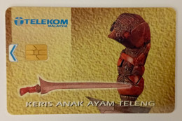 TELECARTE PHONECARD MALAISIE- TELEKOM MALAYSIA - Dague/Arme Blanche - 115U - EC - Maleisië