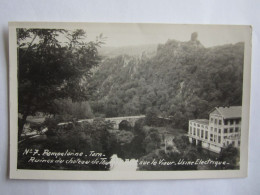 PAMPELONNE RUINES DU CHATEAU DE THUREZ SUR LE VIAUR USINE ELECTRIQUE - Pampelonne