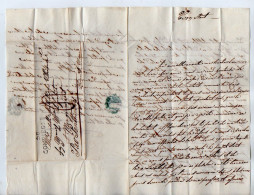 TB 4632 - 18?? - Lettre De ? à COMPIEGNE Pour Melle De VILLENEUVE Chez La Mise De GONTAUT à Mongermont ( PRINGY ) - 1801-1848: Précurseurs XIX