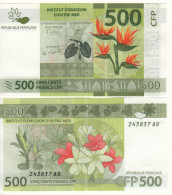 FRENCH PACIFIC TERRITORIES 500 Francs  P5b  (ND 2019)  " Local Flowers Front & Back " - Autres - Océanie