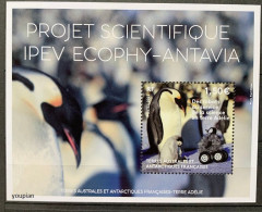 French Antarctic Territories 2022, Scientific Project IPEV Ecophy-Antavia, MNH S/S - Unused Stamps