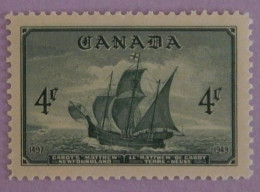 CANADA YT 229 NEUF**MNH"BATEAU DE JEAN CABOT" ANNÉE 1949 - Neufs