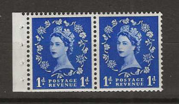 1952 MNH GB Wmk Tudor Crown Booklet Pane SG 516-n - Unused Stamps