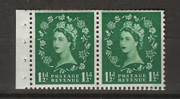 1952 MNH GB Wmk Tudor Crown Booklet Pane SG 517-n - Unused Stamps