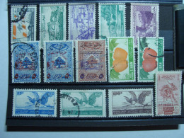 LIBAN LOT DE 14 TIMBRES OBLITERES - Liban