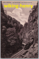 Höllental Schwarzwald - S/w Am Hirschsprungtunnel - Mit Eisenbahn Zug Lokomotive - Höllental