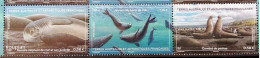 French Antarctic Territories 2023, Manatee, MNH Stamps Strip - Ungebraucht