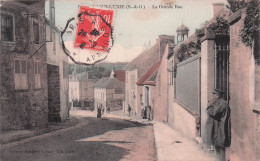 BOISSY L'AILLERIE- La Grande Rue  (colorisée) - Boissy-l'Aillerie