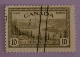 CANADA YT 220 OBLITÉRÉ  "LAC DU GRAND OURS" ANNÉE 1946 - Usati