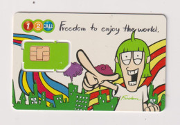 THAILAND - Freedom To Enjoy The World SIM With Chip Unused  Phonecard - Thaïlande