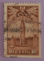 CANADA YT 213 OBLITÉRÉ "LE PARLEMENT" ANNÉES 1943/1948 - Used Stamps