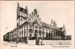 München , Neues Justitzgebäude (Stempel: München19 1918, Feldpost) - Muenchen