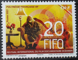 French Polynesia 2023, Intermational Festiival About Movie And Documentation, MNH Single Stamp - Nuovi