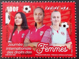 French Polynesia 2023, International Year Of Women - Football, MNH Single Stamp - Nuovi