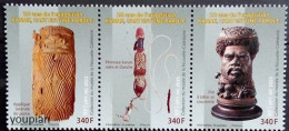 French Polynesia 2023, 20 Years Of Kanak Exhibition - Art, MNH Stamps Strip - Unused Stamps