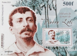 French Polynesia 2023, 100th Death Anniversary Of Pierre Loti, MNH S/S - Ongebruikt